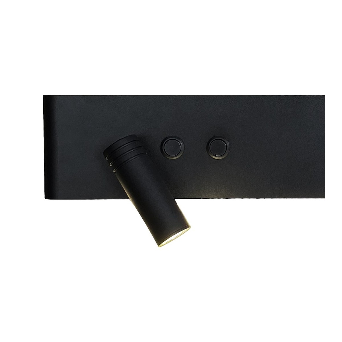 Milagro ML1570 Kinkiet Resort Czarny Lewy 10W + 3W LED 4000K