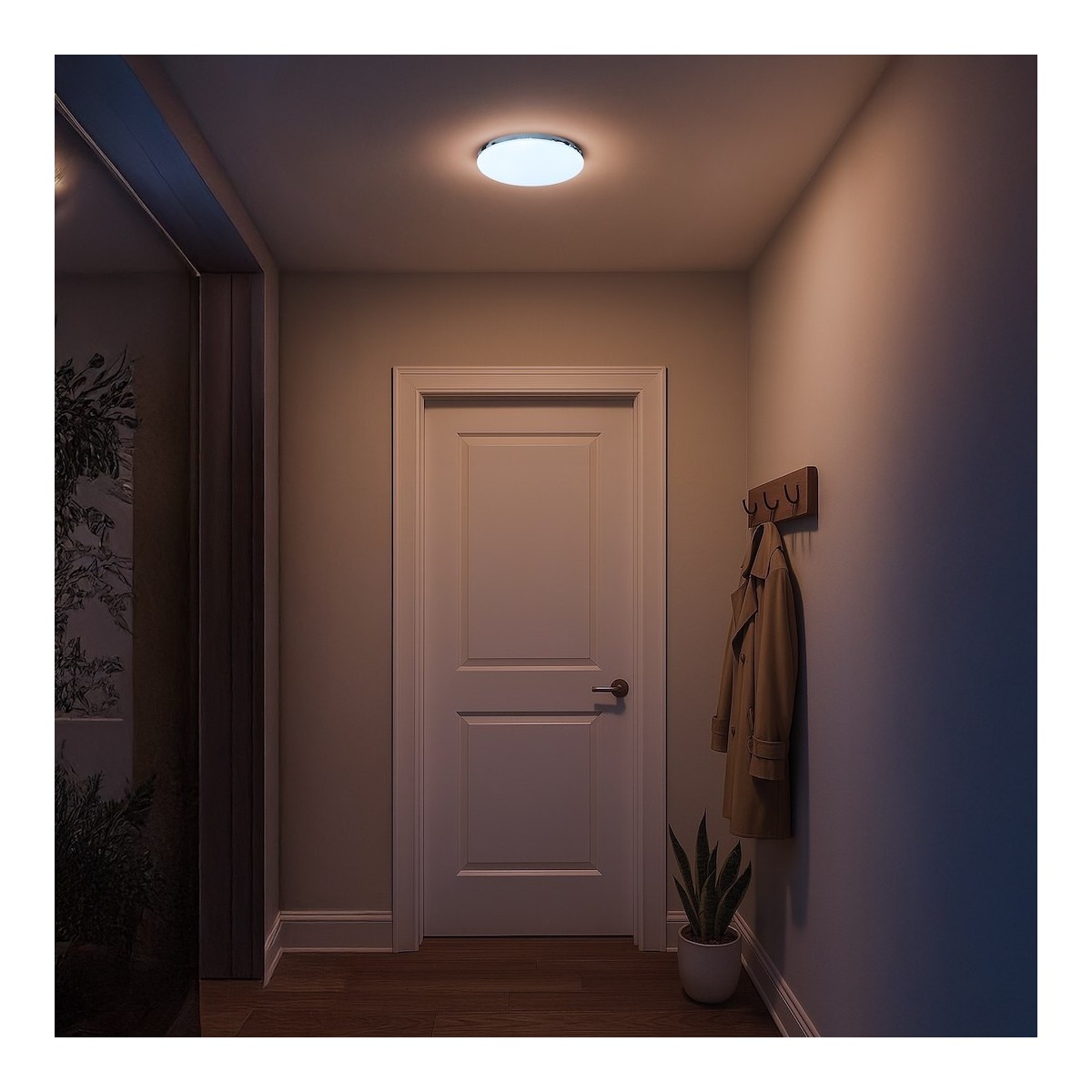 Milagro ML1658 Plafon MAYA CHROME 15W LED IP44 O330 mm