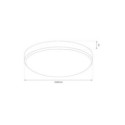 Plafon MAYA CHROME LED