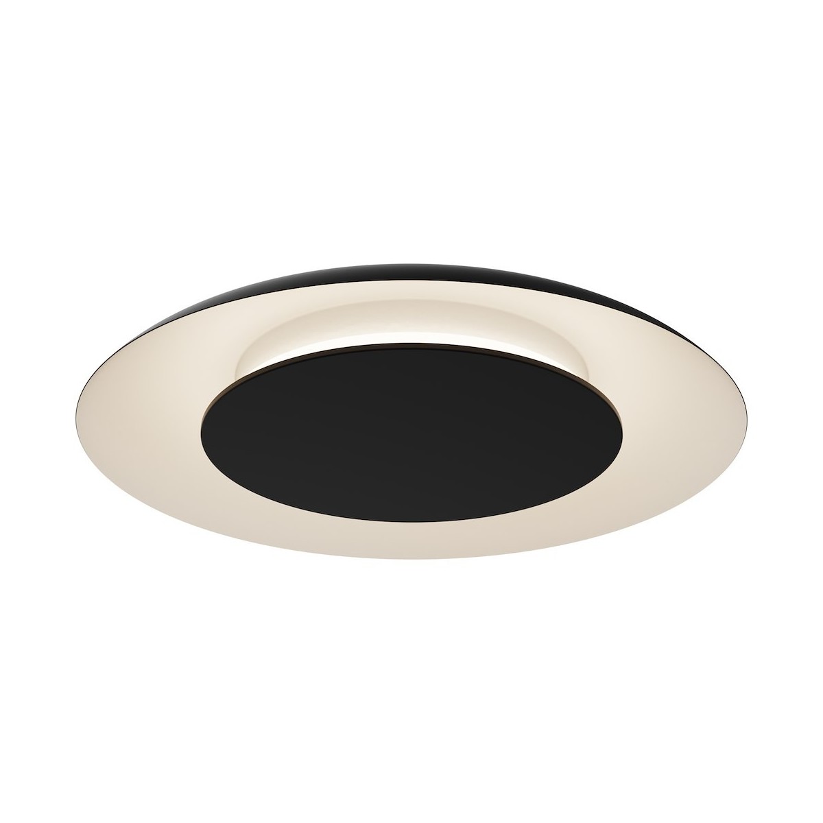 Milagro ML1811 Lampa sufitowa Piattino Czarny 30W LED 3000K-4000k-6000K
