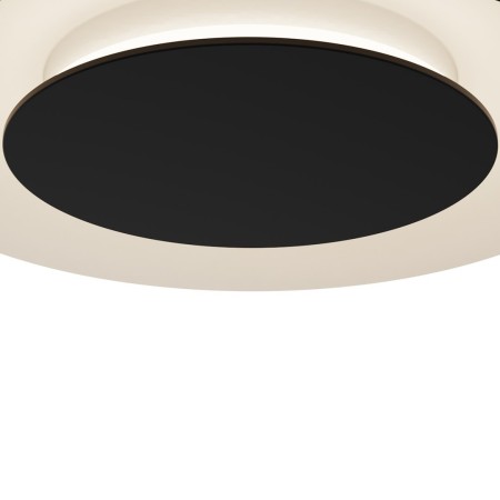 Czarna lampa sufitowa PIATTINO 30W LED 3000K-6000K