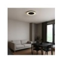 Czarna lampa sufitowa PIATTINO 30W LED 3000K-6000K