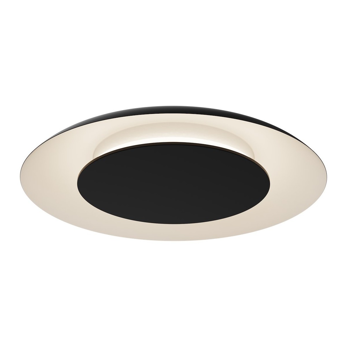 Milagro ML1811 Lampa sufitowa Piattino Czarny 30W LED 3000K-4000k-6000K