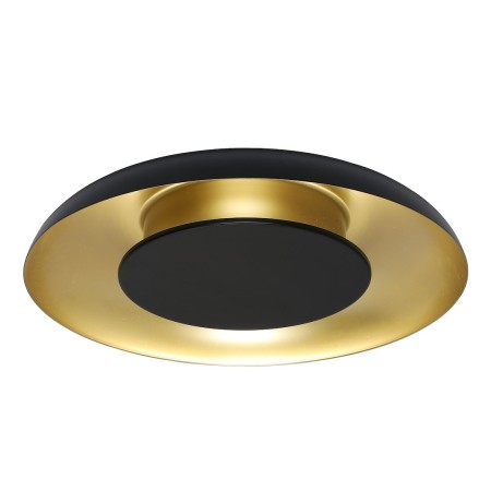 Lampa sufitowa PIATTINO Czarny Złoty LED 30W