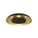 Milagro ML1812 Lampa sufitowa Piattino Czarny Złoty 30W LED 3000K-4000k-6000K