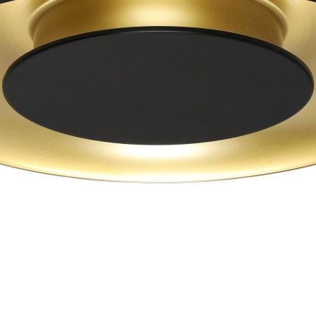 Milagro ML1812 Lampa sufitowa Piattino Czarny Złoty 30W LED 3000K-4000k-6000K