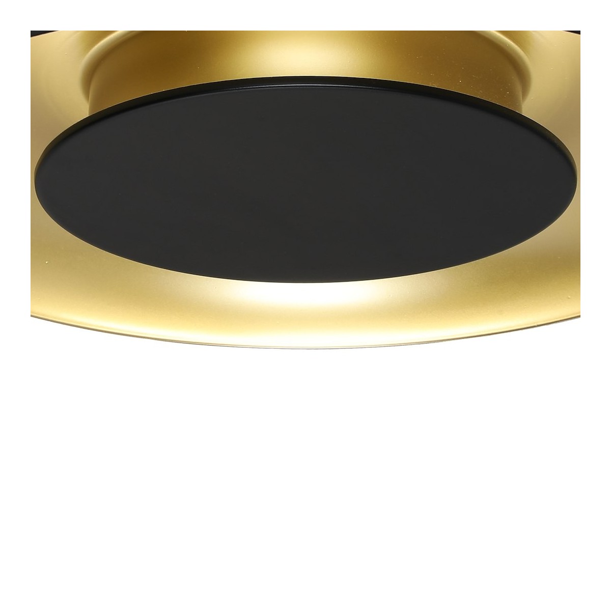 Milagro ML1812 Lampa sufitowa Piattino Czarny Złoty 30W LED 3000K-4000k-6000K