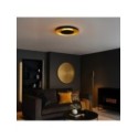 Milagro ML1812 Lampa sufitowa Piattino Czarny Złoty 30W LED 3000K-4000k-6000K