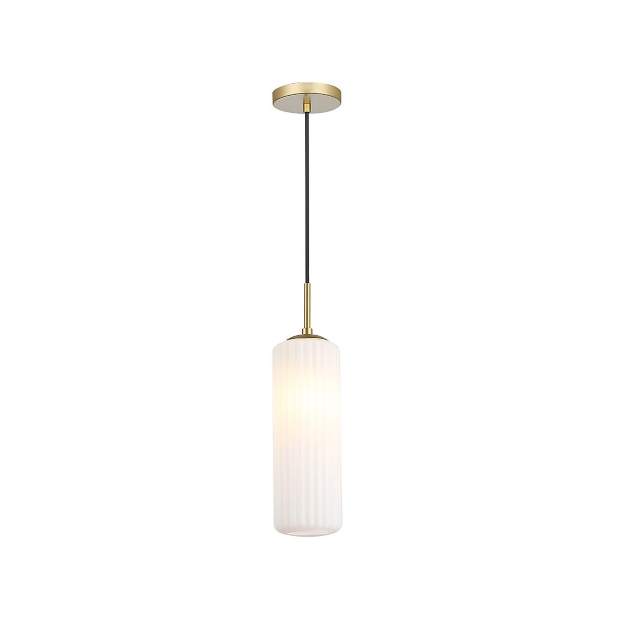 Lampa wisząca Vesta 1xE27 złote detale