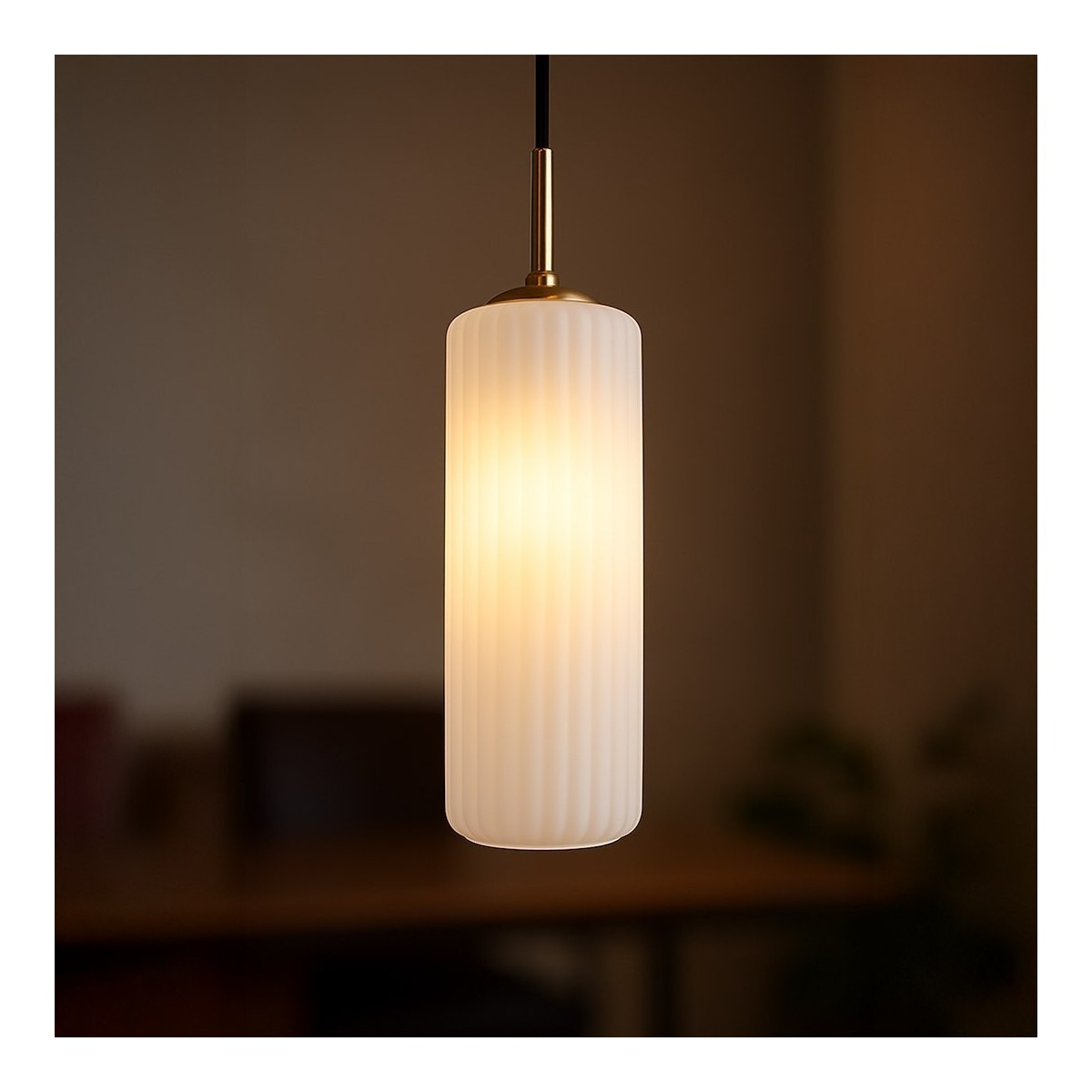 Lampa wisząca Vesta 1xE27 złote detale