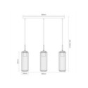 Lampa wisząca Vesta 3xE27 styl skandynawski