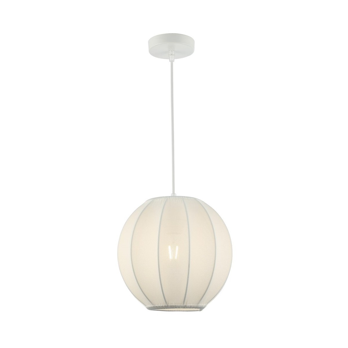 Lampa wisząca DANA White kula 1xE27