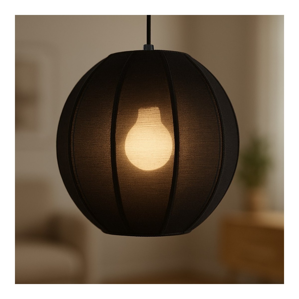 MiLagro DANA ML1806 czarna lampa wisząca loft