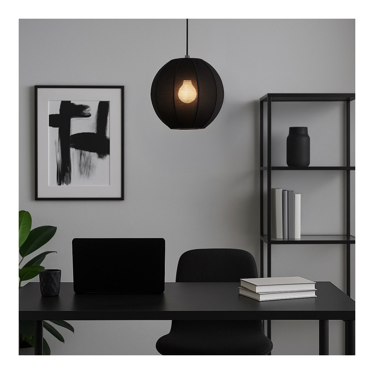 MiLagro DANA ML1806 czarna lampa wisząca loft