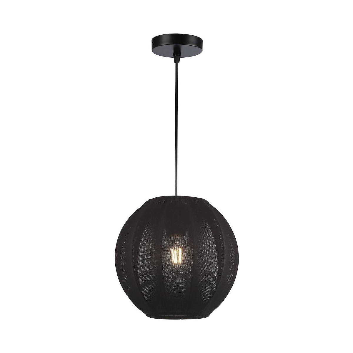 MiLagro DANA ML1806 czarna lampa wisząca loft