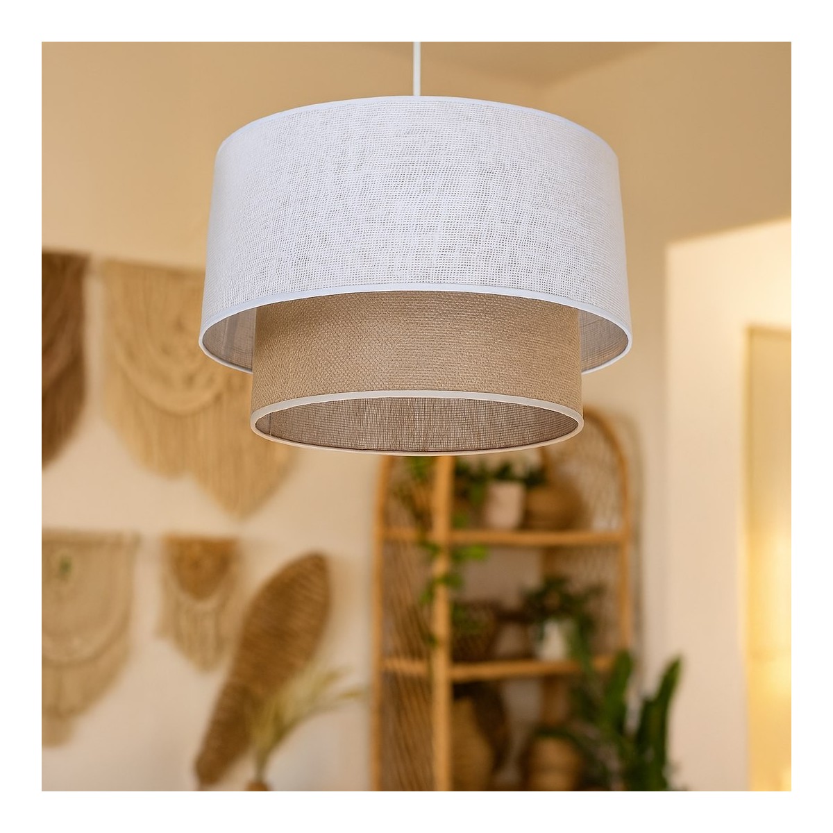 MiLagro BUENO MLP1826 lampa wisząca beżowa