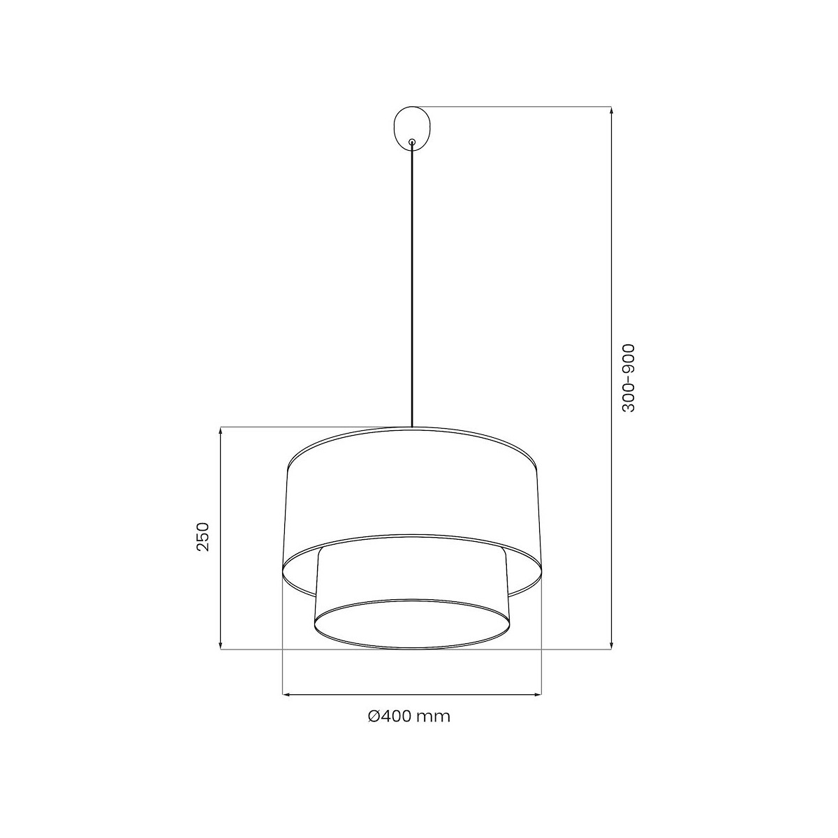 MiLagro BUENO MLP1827 lampa wisząca natura