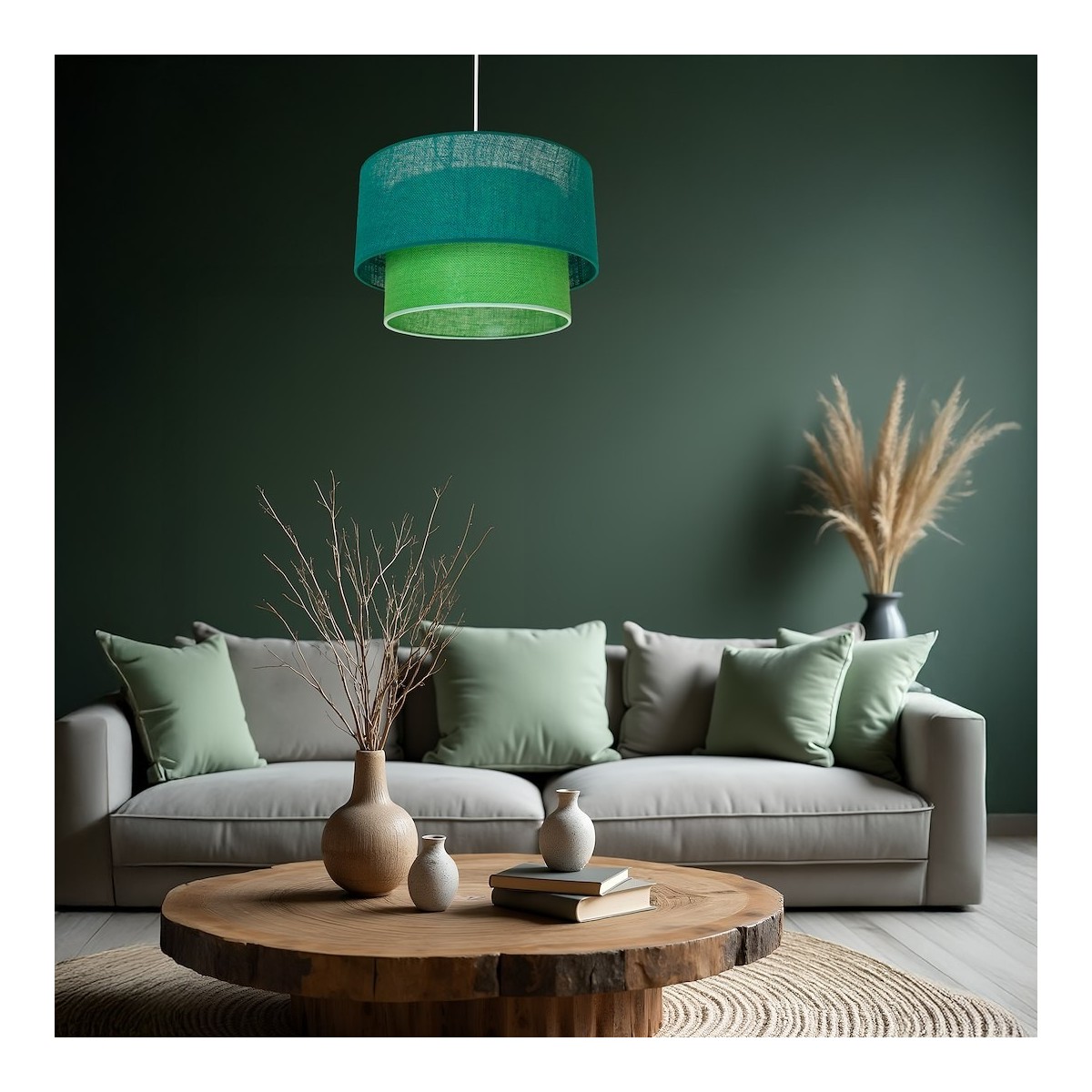 MiLagro BUENO MLP1828 zielona lampa wisząca