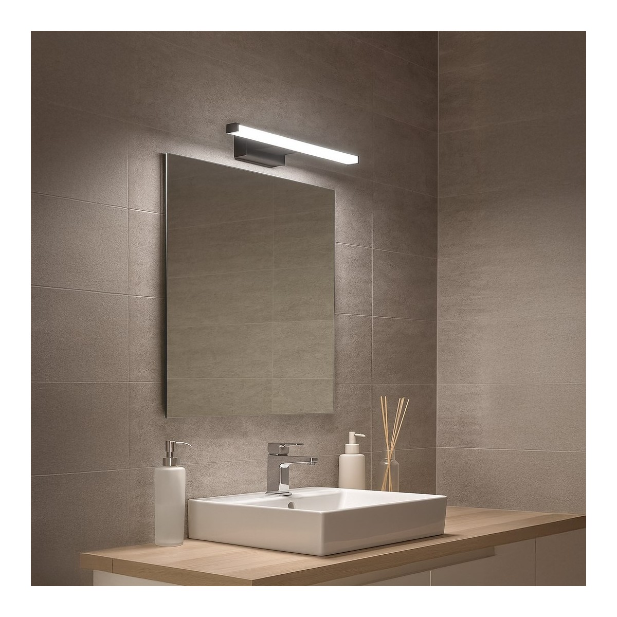 Milagro ML2024 Kinkiet Mirore Czarny 5W 30cm