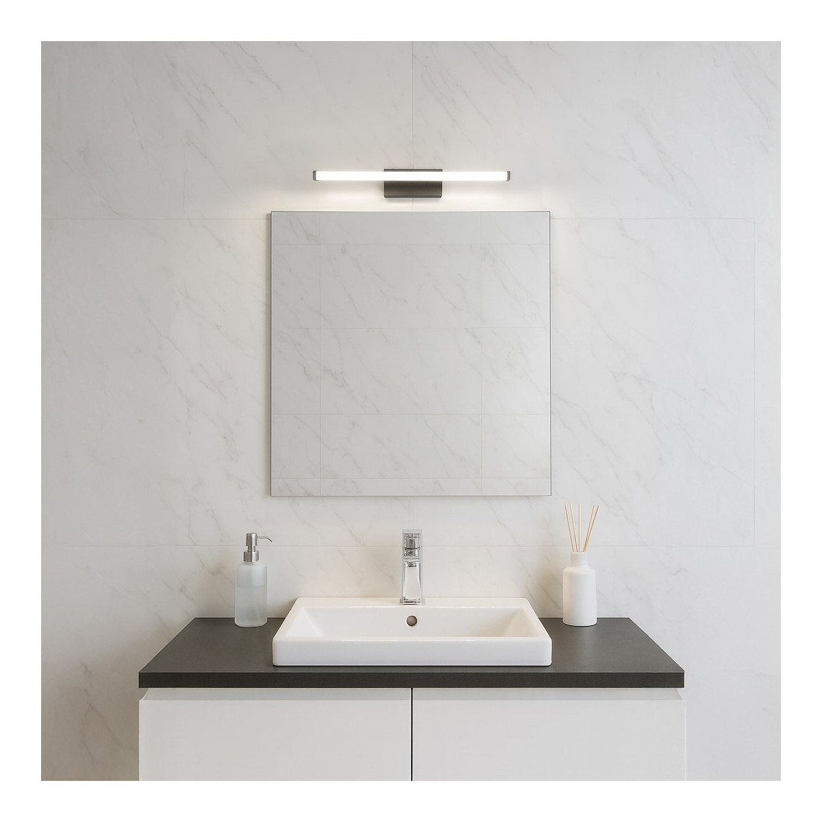 Milagro ML2024 Kinkiet Mirore Czarny 5W 30cm