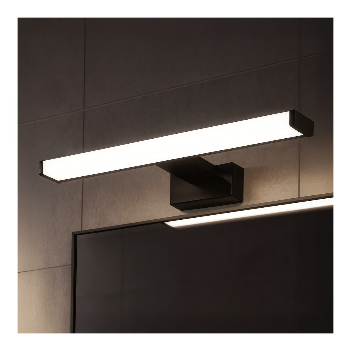 Milagro ML2025 Kinkiet Mirore Czarny 8W 40cm