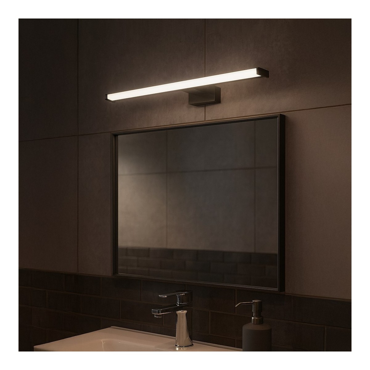 Milagro ML2026 Kinkiet Mirore Czarny 10W 60cm