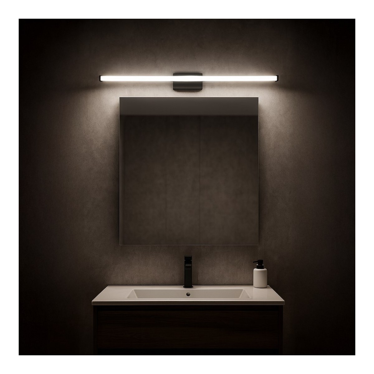 Milagro ML2026 Kinkiet Mirore Czarny 10W 60cm