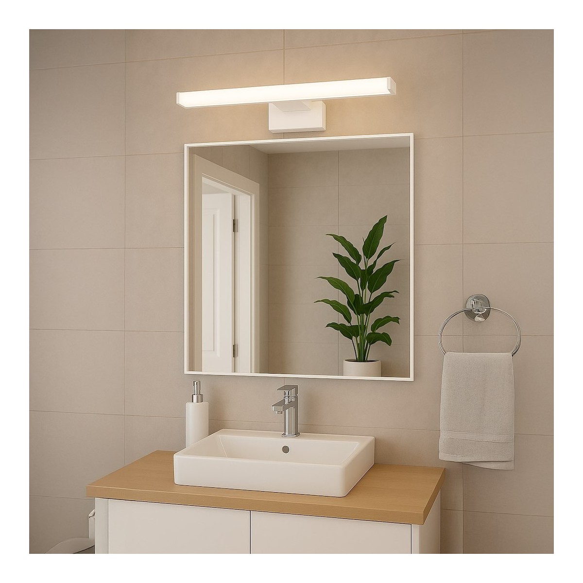 Milagro ML2029 Kinkiet Mirore 10W 60cm Biały