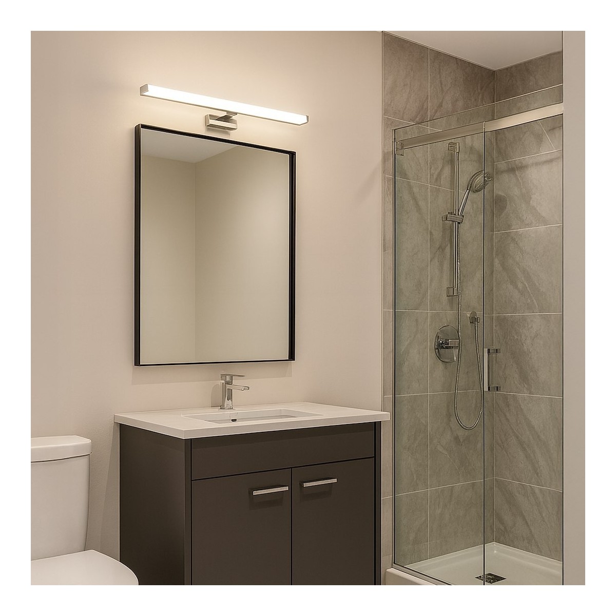 Milagro ML2032 Kinkiet MIRORE SILVER 10W 60cm