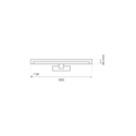 MiLagro MIRORE ML2032 kinkiet LED 60 cm