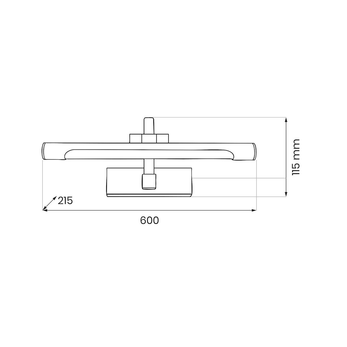 Milagro ML2034 Kinkiet VINCI 15W 60cm