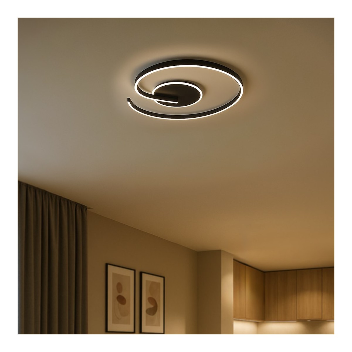 Milagro ML1848 Lampa sufitowa LORENZO BLACK 22W LED