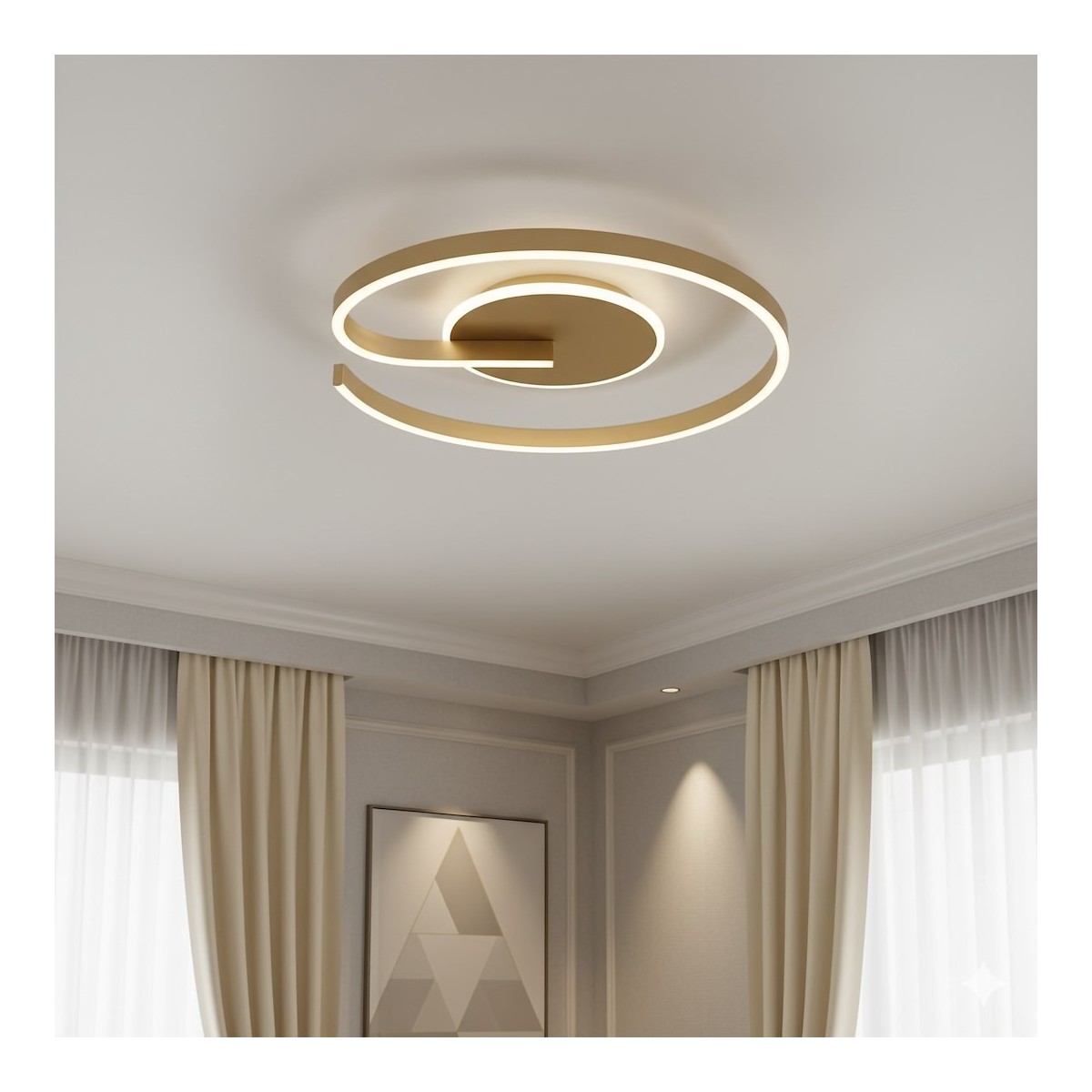 MiLagro LORENZO GOLD ML1849 lampa LED
