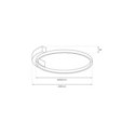 Milagro ML1843 Lampa sufitowa LUNA 18W LED