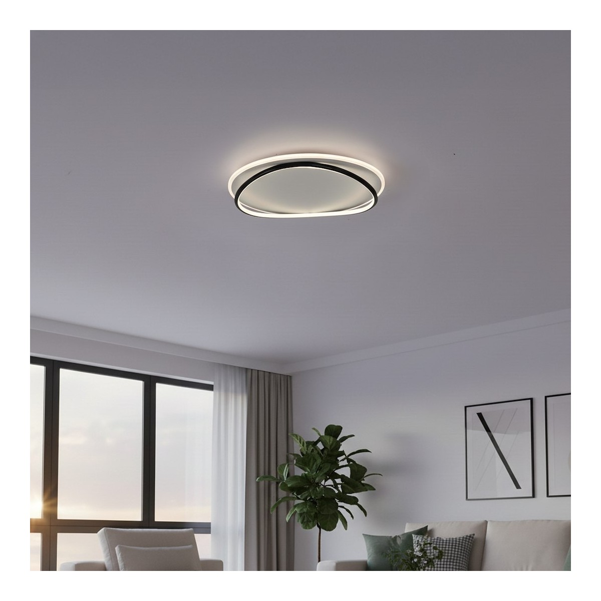Milagro ML1844 Lampa sufitowa HALO 38W LED