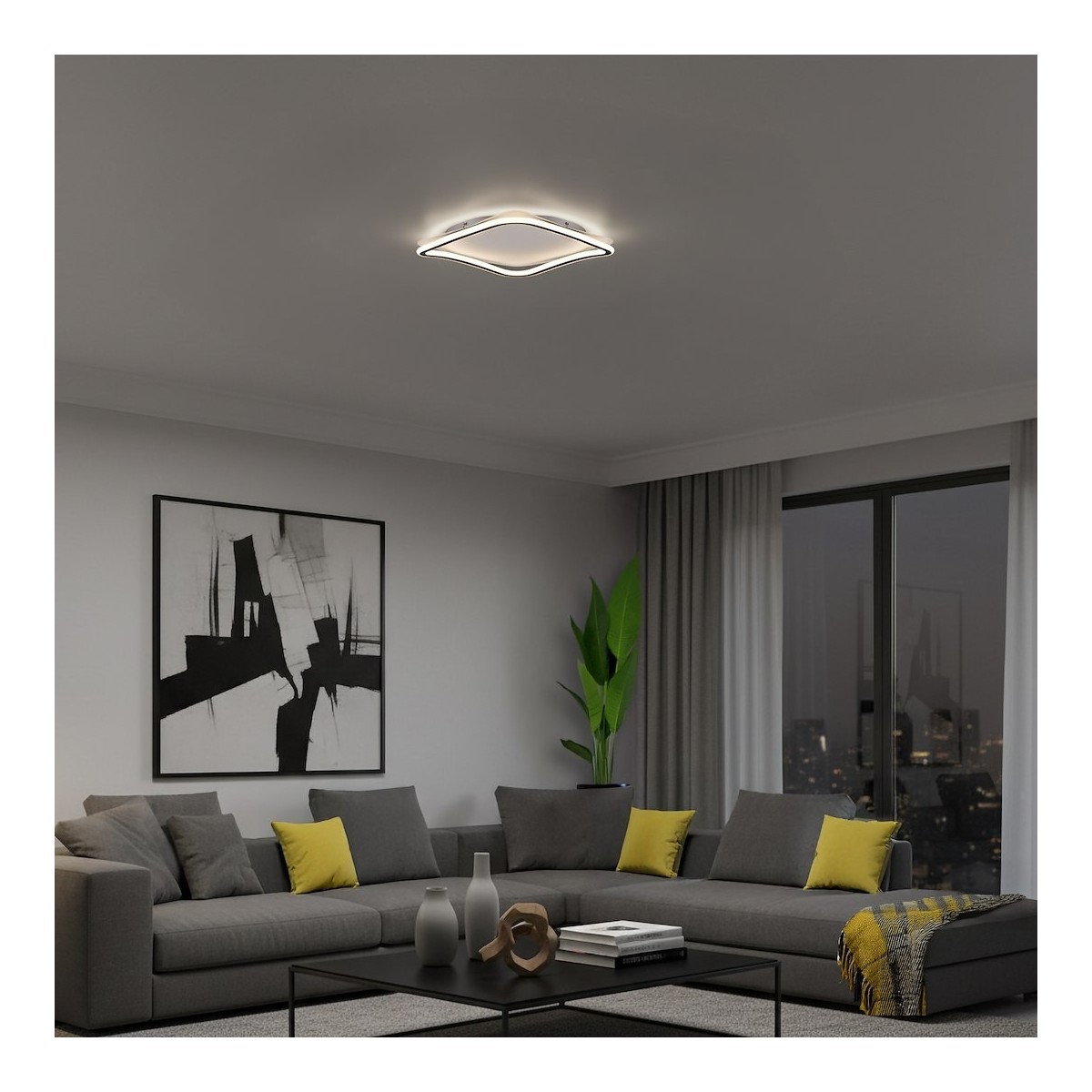Milagro ML1847 Lampa sufitowa CALI square 30W LED