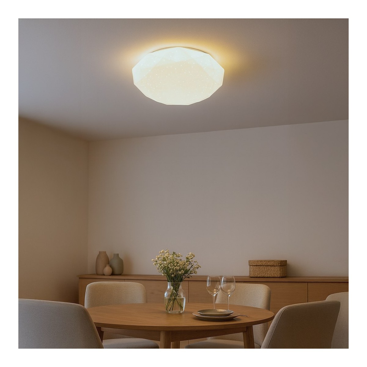 MiLagro HEX ML1870 plafon LED z pilotem