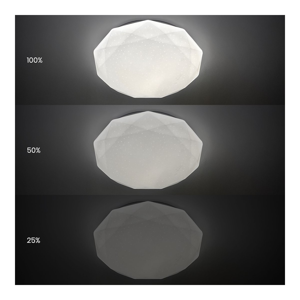 Milagro ML1870 Plafon HEX 72W LED O500 + pilot