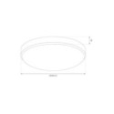 Milagro ML1831 Plafon Maya Czarny 36W LED O500