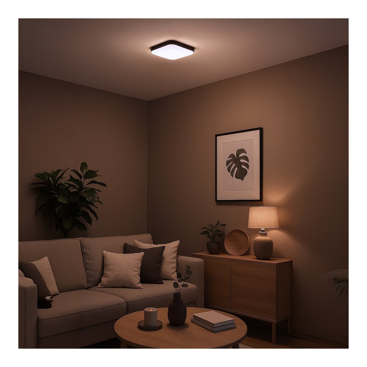 MiLagro NEMO Black ML1835 plafon LED