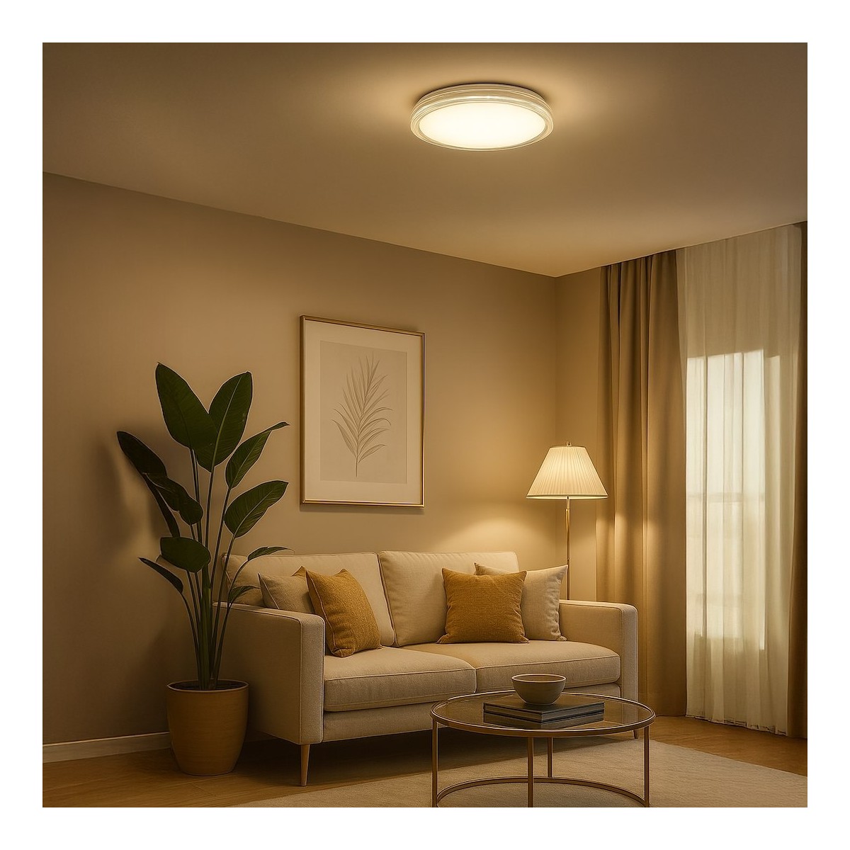 Milagro ML1841 Plafon LAGO 36W LED O480