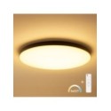 Milagro ML1834 Plafon Siena Czarny 80W LED O750 mm + pilot