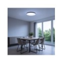 Milagro ML1834 Plafon Siena Czarny 80W LED O750 mm + pilot