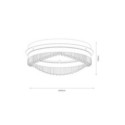 Milagro ML1893 Lampa sufitowa PRECIOSA 36W LED