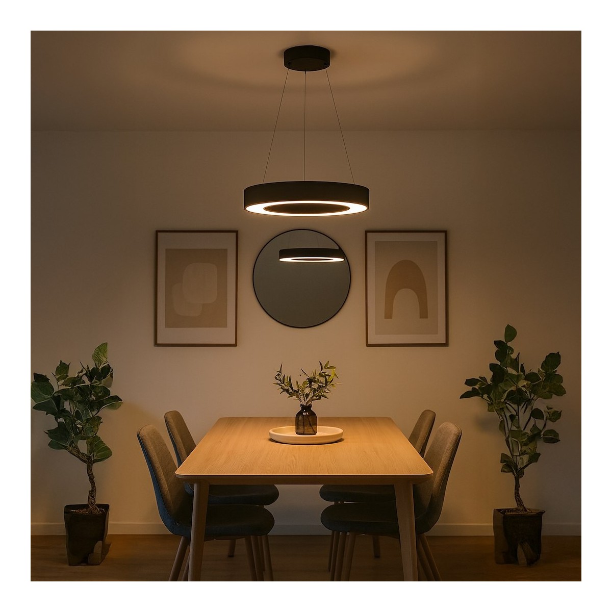 MiLagro UNION Black ML1866 lampa LED