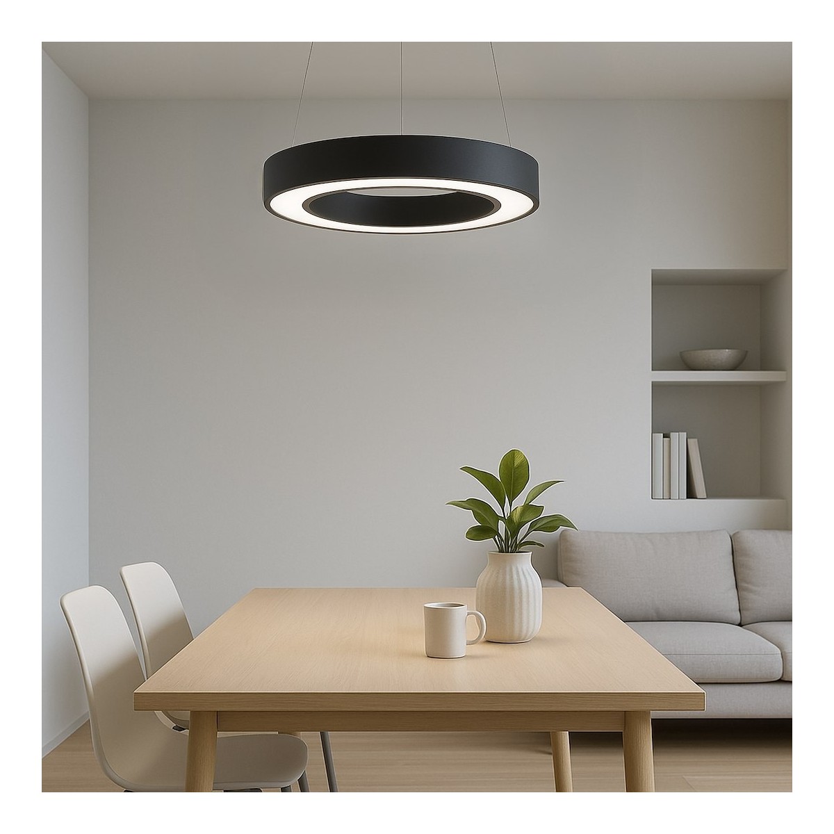 MiLagro UNION Black ML1866 lampa LED