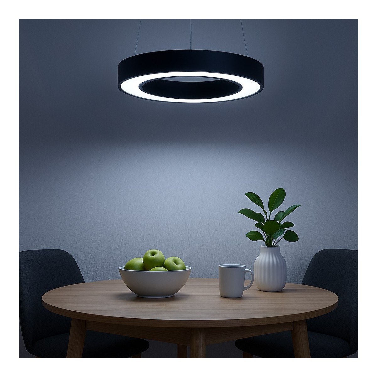 MiLagro UNION Black ML1866 lampa LED