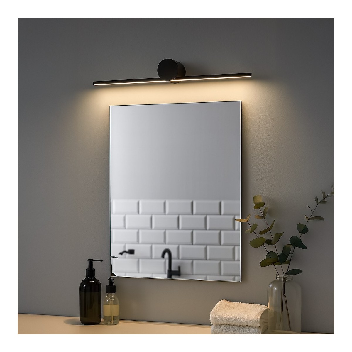 Milagro ML2043 Kinkiet Artist Czarny 6W LED 40cm