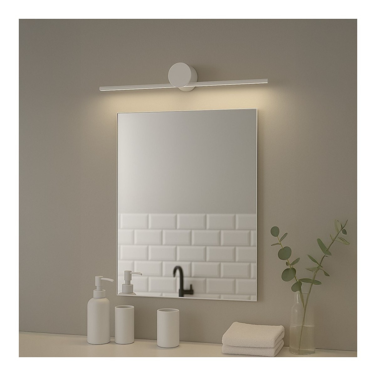 Milagro ML2045 Kinkiet Artist 6W Led 40cm Biały