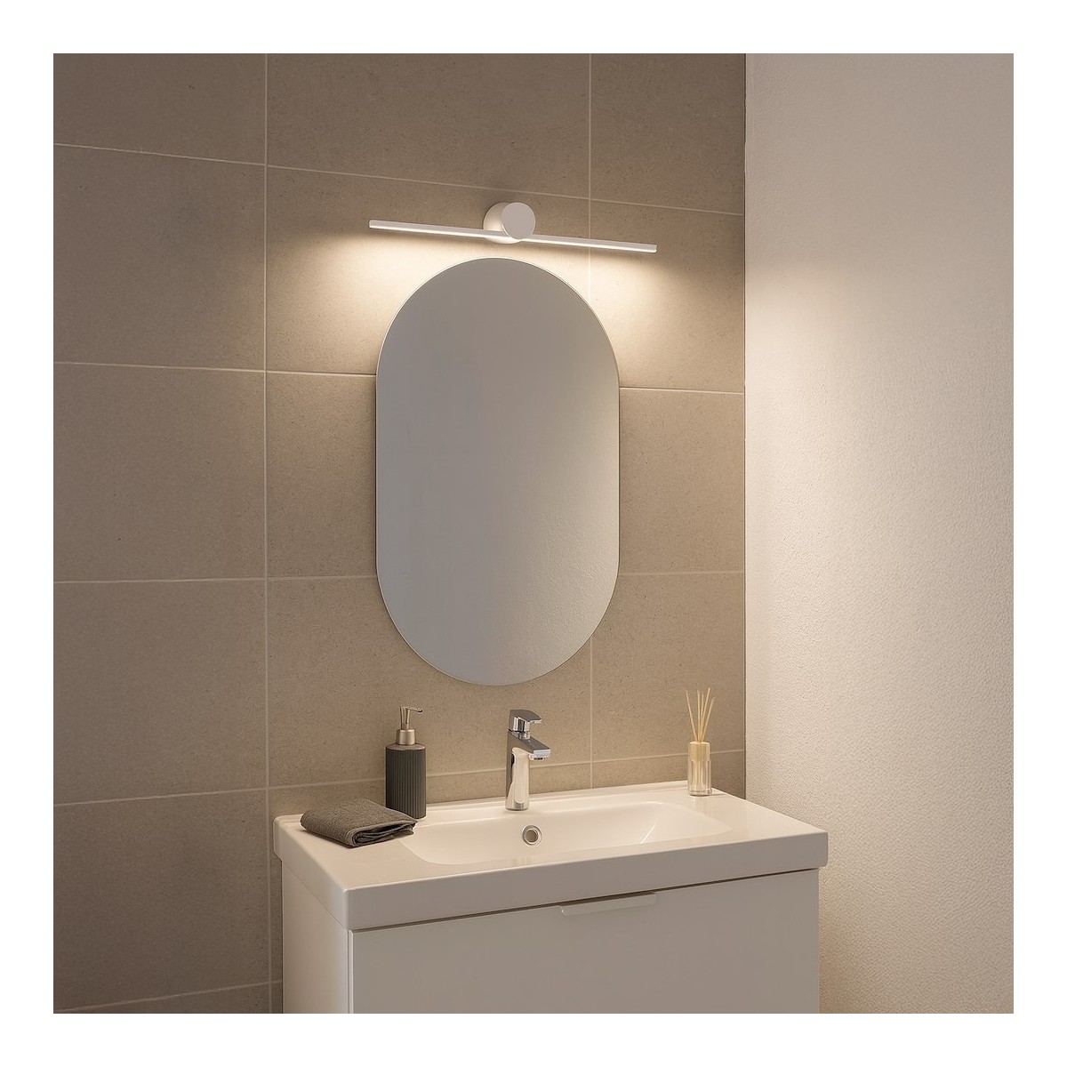 Milagro ML2045 Kinkiet Artist 6W Led 40cm Biały